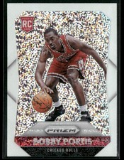 2015-16 Panini Prizm #326 Bobby Portis White Sparkle Prizm
