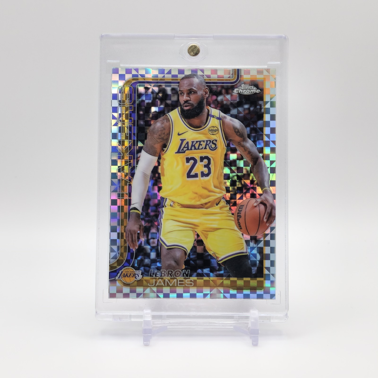 🔥 2025-26 Topps Chrome LeBron James X-Fractor #127 Lakers 🔥