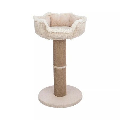 TRIXIE Boho 32'' Cat Tree with Jute Scratching Post, Plush Platform with Removabl
