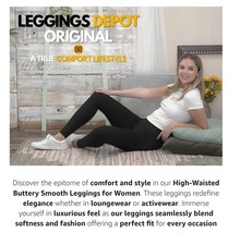 Leggings Depot Women's Buttery Soft Print Leggings - Fashion Print, Extra Plus Size 1X-3X (14W-22W) - View #2