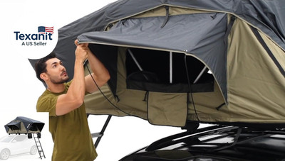 Apolle A86 M, Soft Shell Rooftop Tent, Fits 2 People, Made with Waterproof Mater