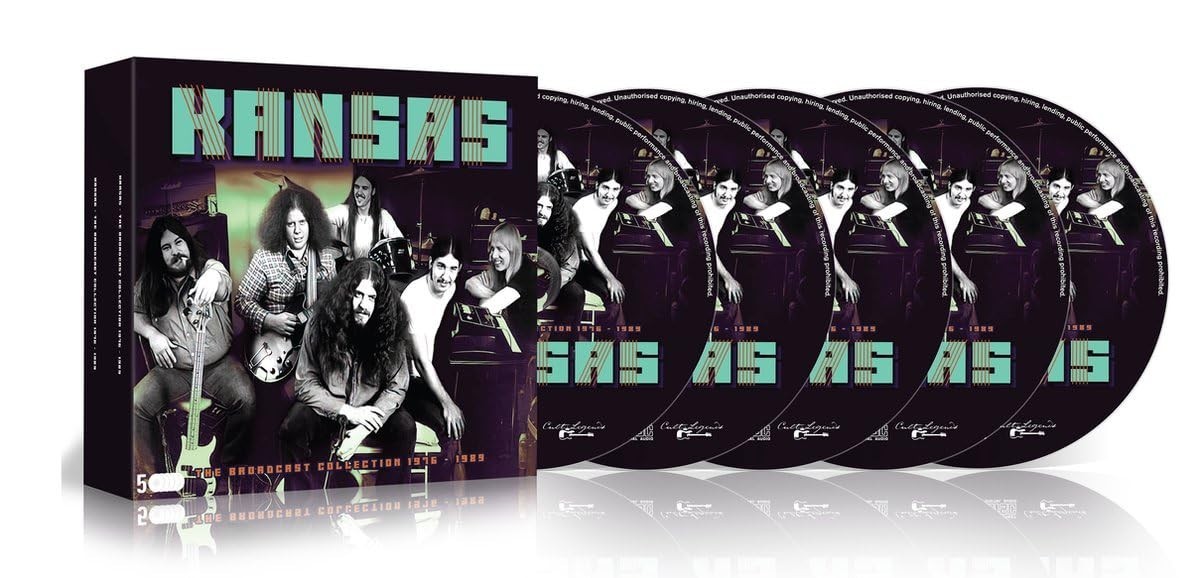 Kansas – The Broadcast Collection 1976 - 1989 5 CD Box Set | eBay