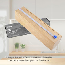 Plastic Wrap Dispenser Cutter Aluminum Foil Wax Paper Fits 13" Roll Plus