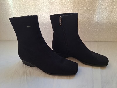 Ara Womens Black Page Boot Luftpolster Size US Waterproof