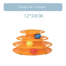 Pet Toy Four-Layer Turntable Pet Intelligence Training Track Tower Funny Cat Toy