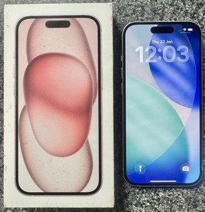 Apple iPhone 15 128GB Pink entsperrt (83% Batteriezustand) voll funktionsfähig