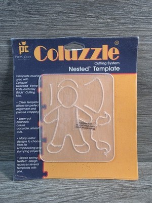 NEW in package Coluzzle Nested Template ANGEL for  Provo Craft Cutting system