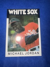 1986 Topps Style Promo Michael Jordan Baseball RC Chicago White Sox HOF NM-MINT