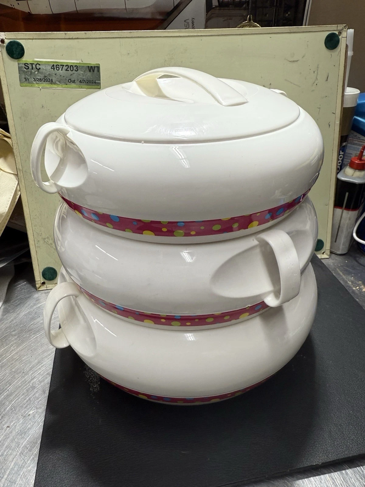 Insocore Insulated Food Storage Containers Nesting 3 Bowl Set W/ Lids & Dividers
Opens in a new wind