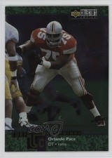 1997 Upper Deck Collector's Choice Turf Champions Orlando Pace #TC4 HOF so5