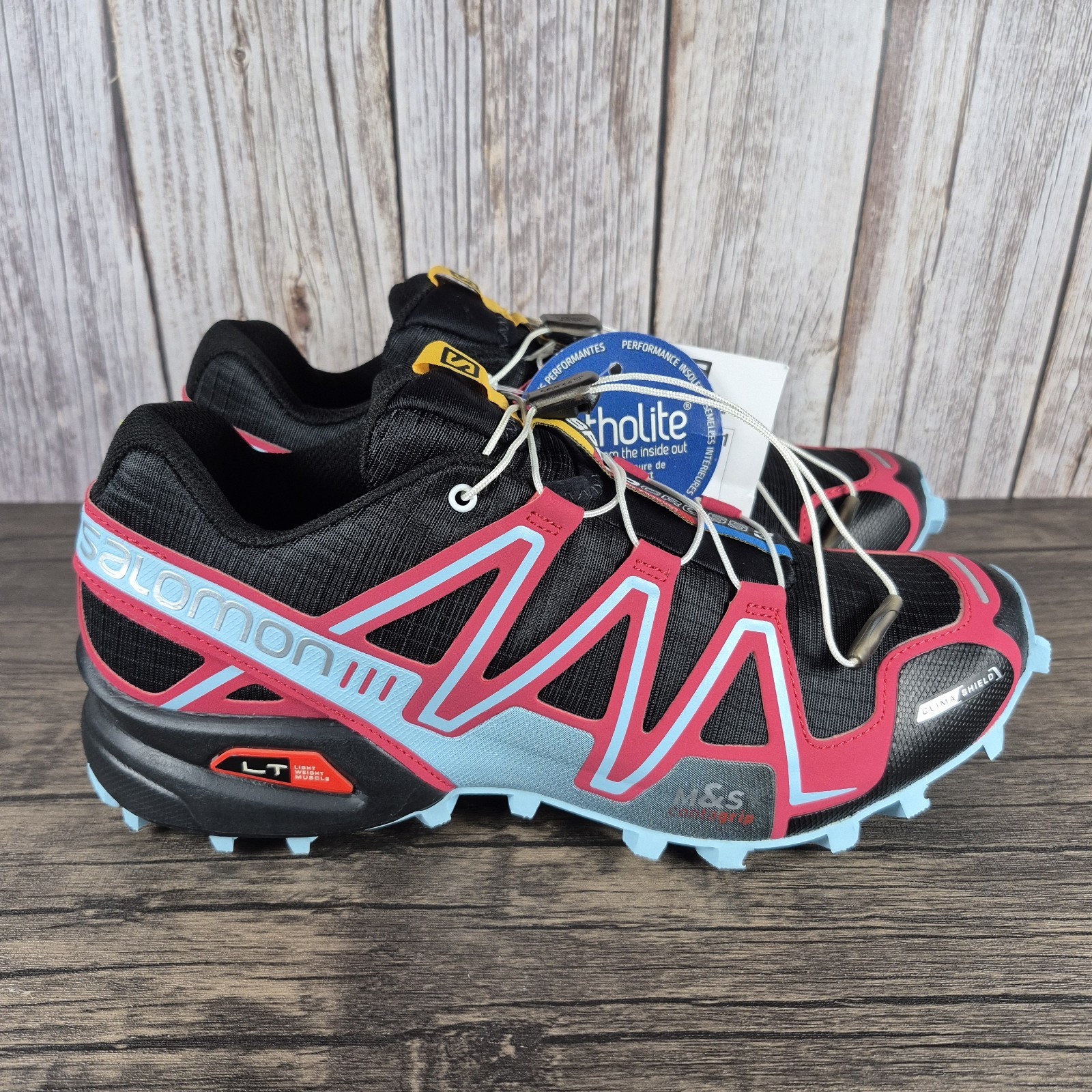 Scarpe da trail running Salomon Speedcross 3 CS donna taglia 9 5 nere rosa loto aria