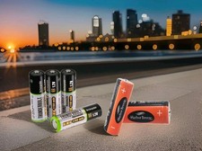 Combination of Two different Rechargeable Batteries AA /3.2V
