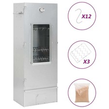 BBQ Oven Smoker with Wood Chips 17.5x11.4x43....
