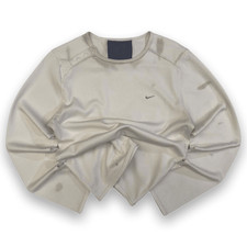Nike Long Sleeve Athletic Shirt White S