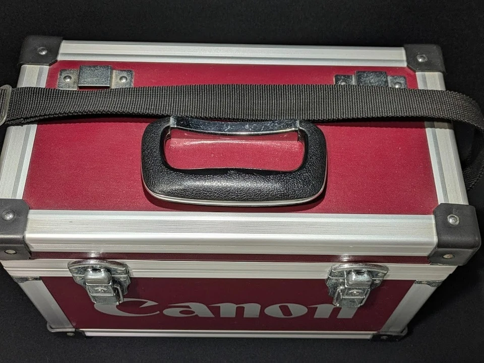 Canon Original Aluminum Trunk Hard Case Camera Lens Storage Box From Japan - Image 4 of 4