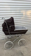 Vintage Brown Baby Carriage Marmet