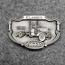 Peterbilt Truck Belt Buckle Vintage 1987 Tokin Inc 1948 Model 350 Conventional
