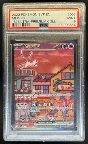 2023-25 Pokemon SV Black Star Promos Mew ex #053 PSA 9