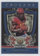 2019 Panini Prizm Draft Crusade Blue Prizm Hakeem Butler #7 xq3