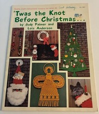 Vtg 1978 TWAS THE KNOT BEFORE CHRISTMAS Macrame Instruction Pattern Book
