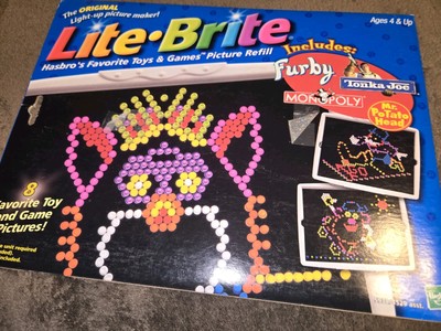 Lite Brite Refill Hasbro Toys & Games Furby Mr. Potato Head Ect.. New SEALED