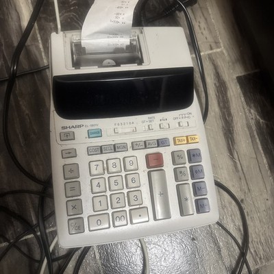 Sharp EL-1801V Printing Calculator