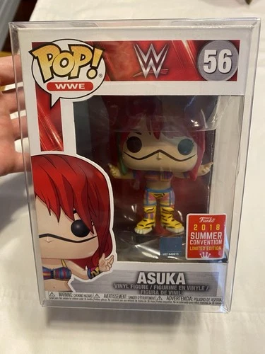 Funko Pop! WWE: Asuka #56 (2018 Summer Convention Exclusive) with Protector