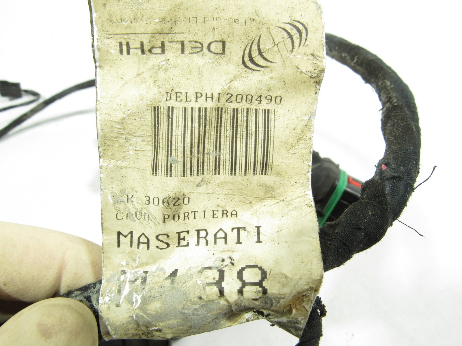 02-06 Maserati Coupe GT 2004 Front Right Door Wiring Wire Harness |