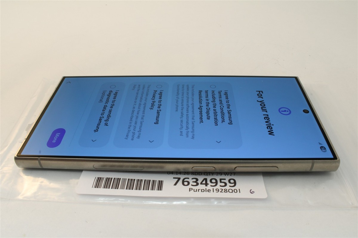[美品] Samsung Galaxy S24 Ultra バイオレット 1TB Samsung Galaxy S24 Ultra - 1 TB - Titanium Violet (Unlocked) for