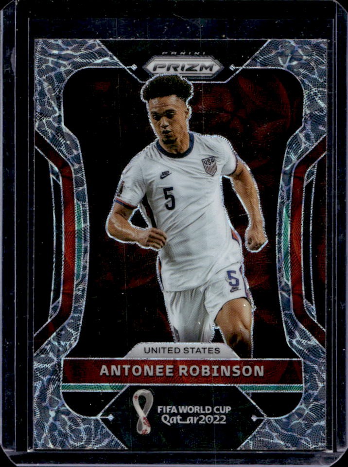 2022 Panini Prizm World Cup Antonee Robinson Choice Elephant SSP #199 USA
