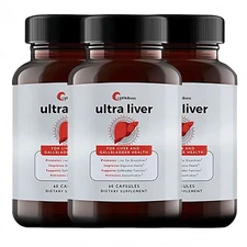 3Pcs UpWellness Ultra Liver Supplement for Liver Health and Gallbladder Support