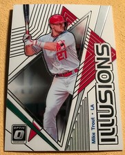 2019 Panini Optic Baseball MIKE TROUT Los Angeles Angels Illusions OI1
