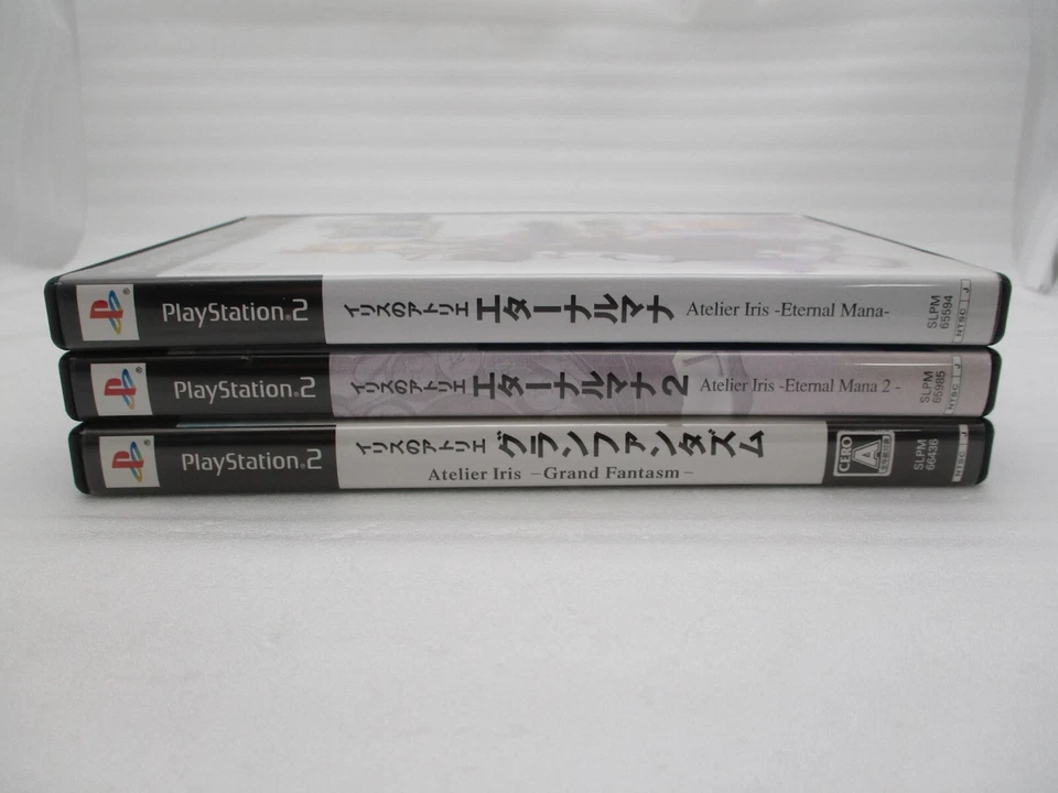 PS2 Atelier Iris Eternal Mana 1 2 & Grand Fantasm 3Games Japan NTSC-J Gust - Image 3 of 4