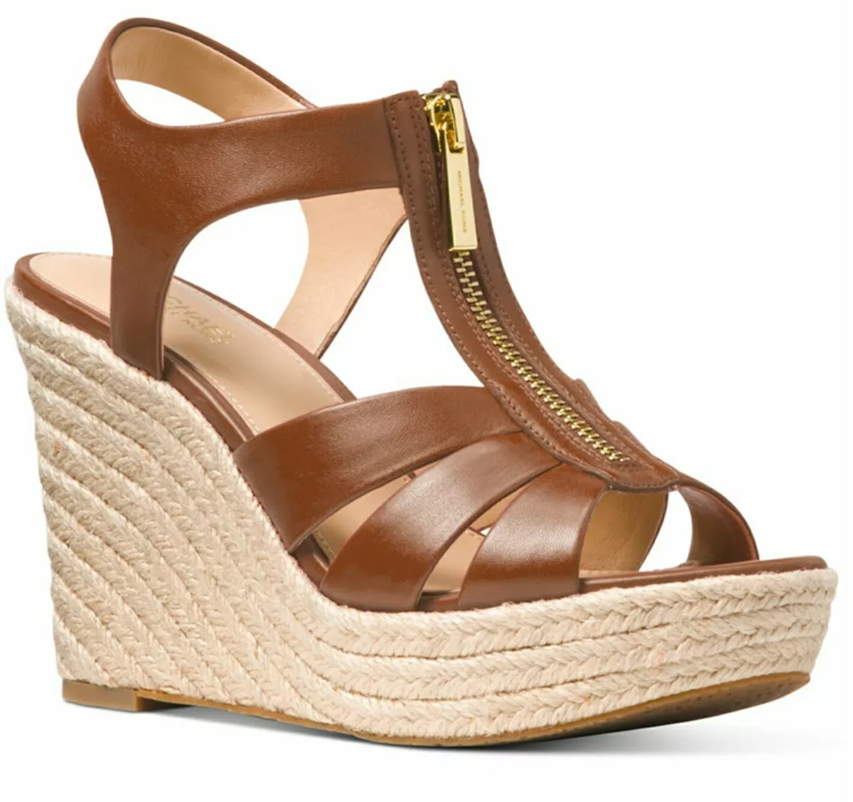 Michael kors berkley wedge navy sale