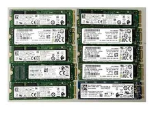 LOT of 10 Mixed Brand 128GB SATA III M.2 SSD 80mm SK Hynix SanDisk Samsung Intel