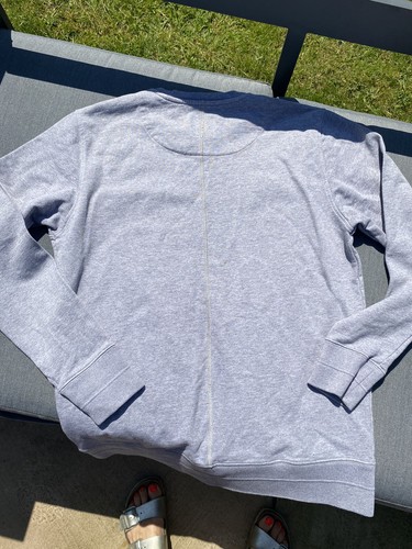 Flannels Mens Grey Jumper Sweatshirt Heavy Cotton Size Small Perfect Condition - Picture 4 of 4