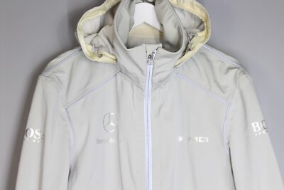 MERCEDES BENZ AMG 2010 SYMPATEX SOFTSHELL JACKET SILVER RACING