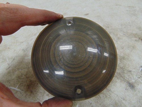 Aftermarket Smoked Turn Signal Lens Flat 86-19 Harley FLT Touring FLST - 第 1/3 張圖片