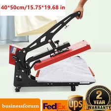 40*50cm Clamshell  Open Heat Press Machine with Slide Out Function Heavy