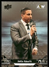 2023 Upper Deck AEW GOLD #87 Justin Roberts wrestling card