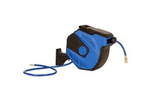 3/8" X 100' Retractable Air Compressor Hose Reel 300 PSI Auto Rewind Garage T...