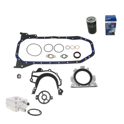 Dichtungsatz Kurbelgehäuse+Ölkühler+Filter für VW T4 LT 2.5 TDI AXG ACV 07419801
