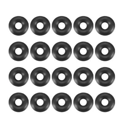 UXCELL 20Pcs 6mm Outside Dia 2mm Thickness Industrial Rubber O Rings Seals