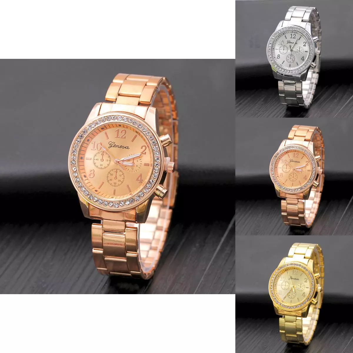 Rose gold color watch clearance women's