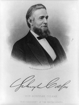 Photo:Honorable Schuyler Colfax, Vice President of the United States