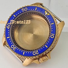 42mm Sapphire Glass rose gold Watch Case Stainless Steel 4 o'clock For NH35 NH36