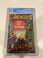 Avengers #25,   1966 CBCS 2.5, 1st Battle Dr ...