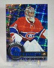 2016-17 Upper Deck Overtime Optimum Performance Carey Price Blue Rainbow 08/10