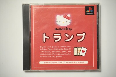 PlayStation 1 Hello Kitty Trump Japan PS1 game US Seller | eBay