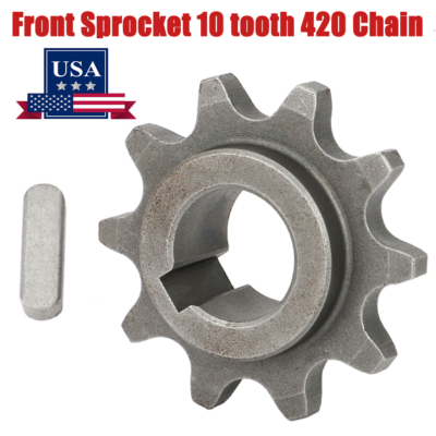 For Coleman KT196 Go Kart Front Sprocket 10 Tooth 420 Chain Bike - Foto 7